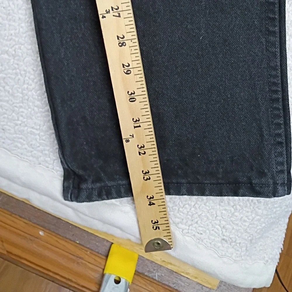Vintage Wrangler Cowboy Cut Jeans Mens 34x34 Black USA Made Rodeo Riding 13MWZWK